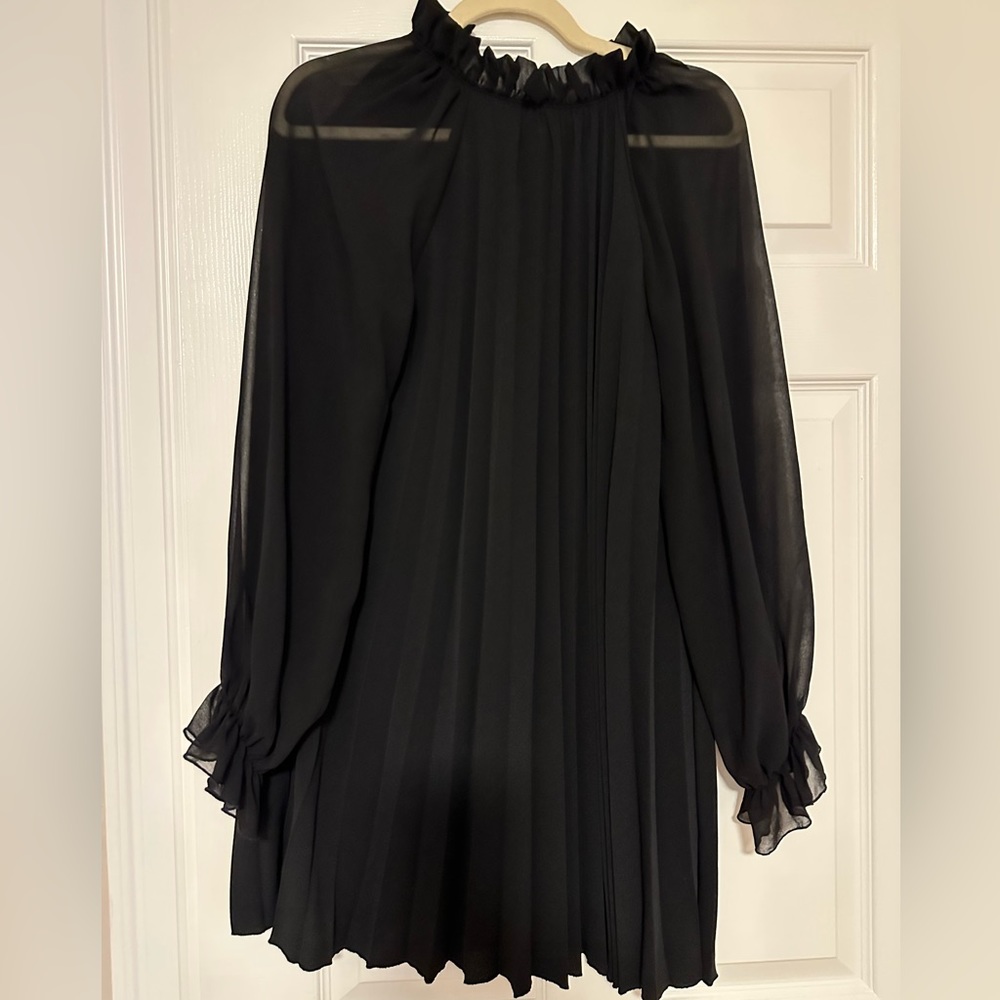 blue dress for baby girl ZARA. Black pleated dress. TM – Hibuy market main image 1